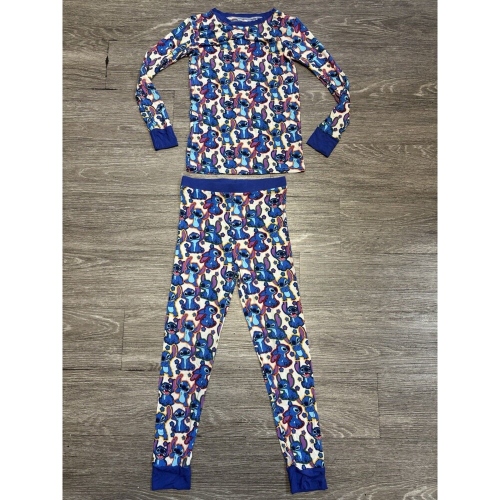 Disneys Lilo & Stitch two-piece Unisex Bamboo Pajama Set Size 9T